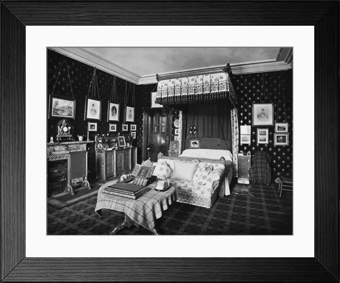 Framed Print : Queen Victoria's Bedroom Framed Print : Queen Victoria's Bedroom