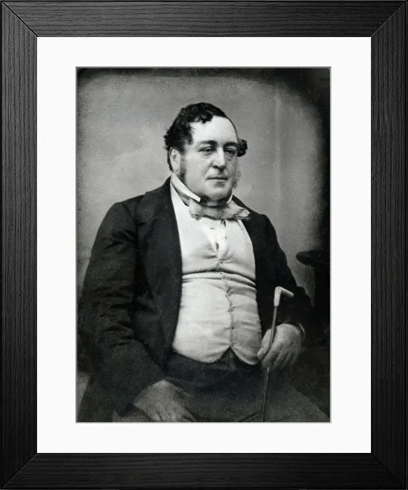 Framed Print : Portrait of Gioacchino Rossini