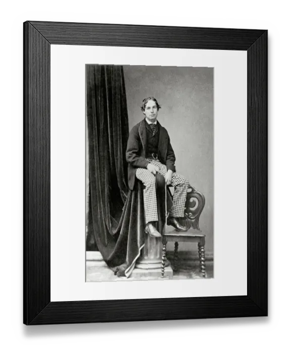Framed Print : John Sholto Douglas Posing on Lounging Framed Print : John Sholto Douglas Posing on Lounging