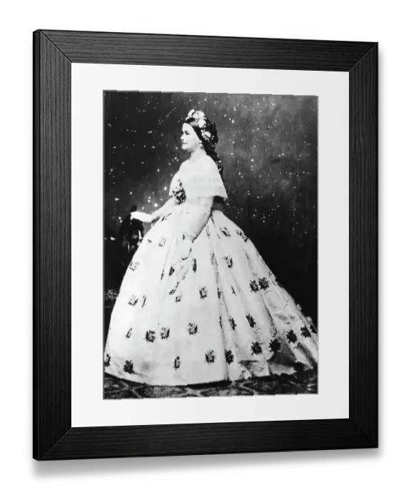 Framed Print : Mary Todd Lincoln in Formal Dress Framed Print : Mary Todd Lincoln in Formal Dress