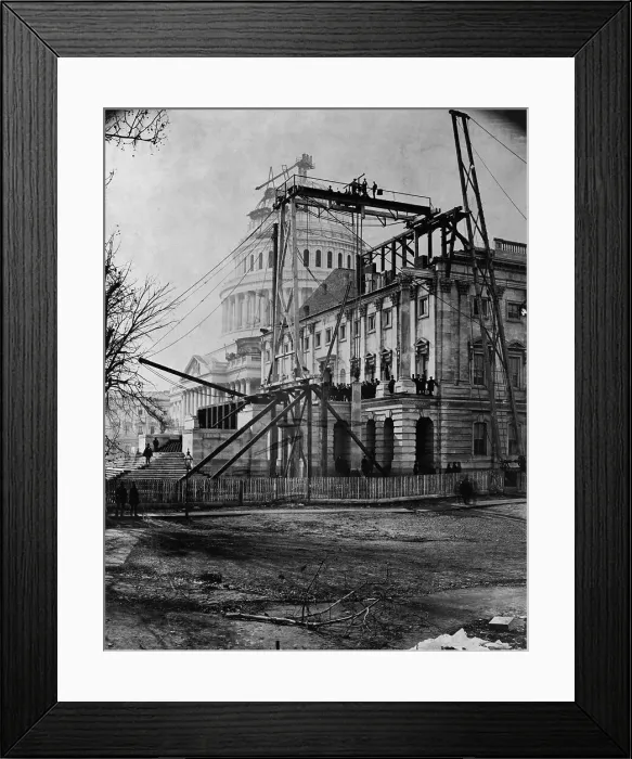 Framed Print : Building of the United States Capitol Dome Framed Print : Building of the United States Capitol Dome