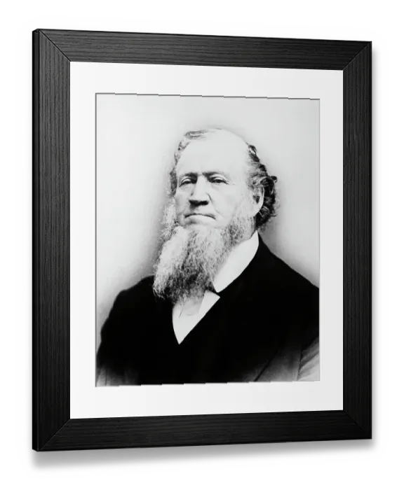Framed Print : Brigham Young Framed Print : Brigham Young