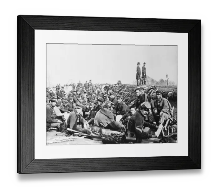 Framed Print : Civil War Soldiers Framed Print : Civil War Soldiers