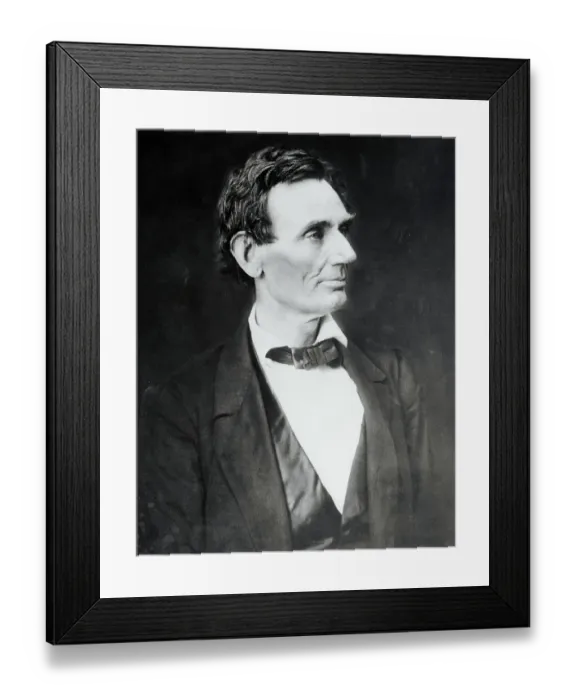 Framed Print : Portrait of Abraham Lincoln Framed Print : Portrait of Abraham Lincoln