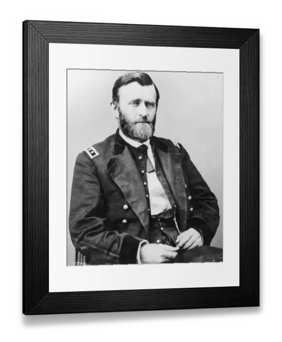 Framed Print : General Ulysses S. Grant in Uniform Framed Print : General Ulysses S. Grant in Uniform