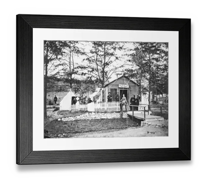 Framed Print : Civil War Field Hospital Framed Print : Civil War Field Hospital