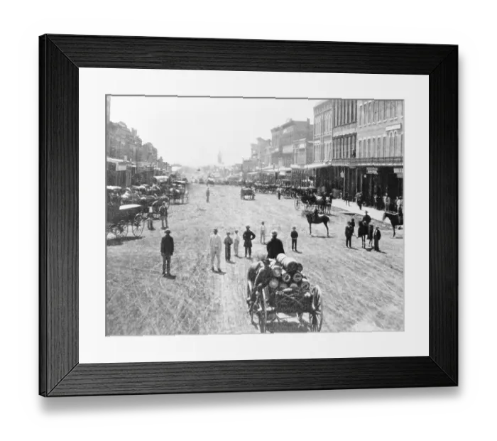Framed Print : Main Street in Atchison, Kansas Framed Print : Main Street in Atchison, Kansas