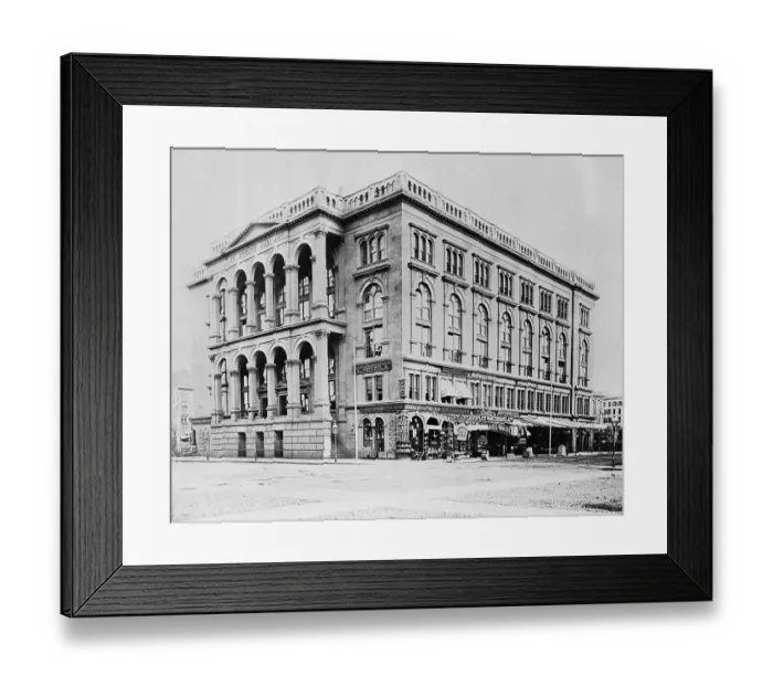 Framed Print : Cooper Union Institute in the 1860s