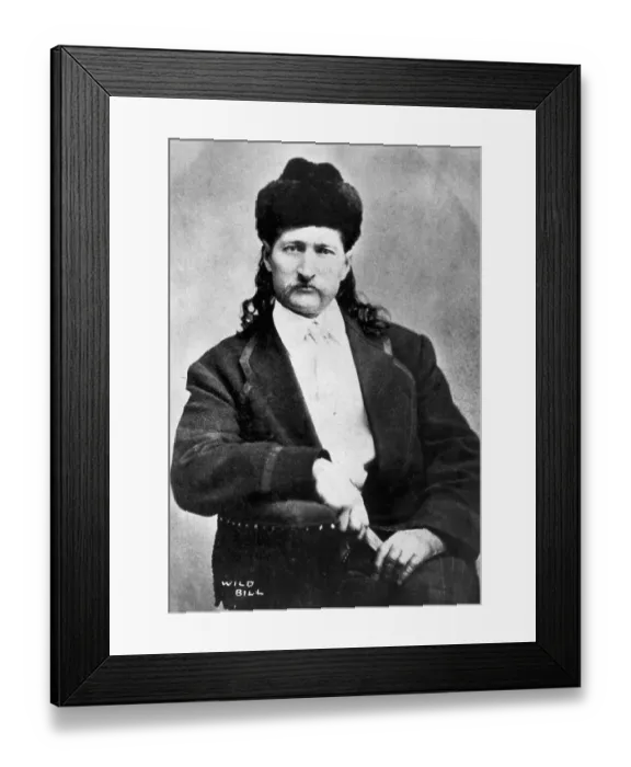 Framed Print : James Wild Bill Hickok Framed Print : James Wild Bill Hickok