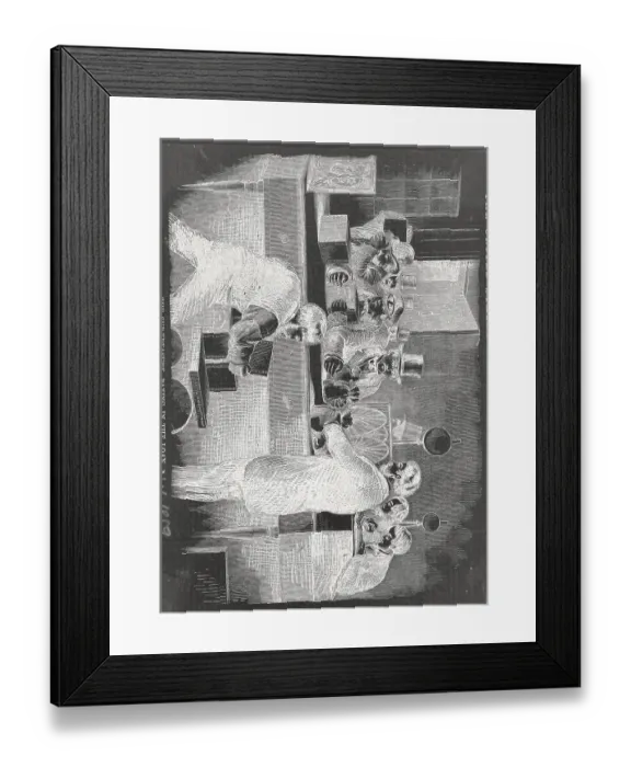 Framed Print : Political Cartoon Framed Print : Political Cartoon