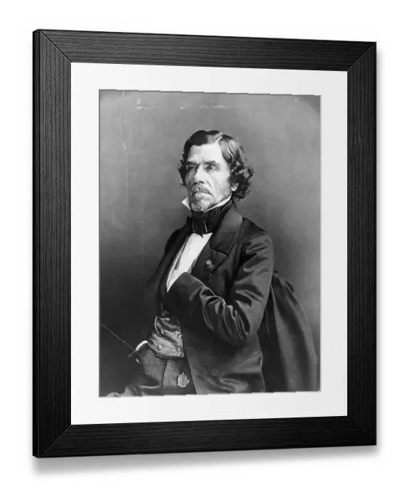 Framed Print : Painter Eugene Delacroix Framed Print : Painter Eugene Delacroix
