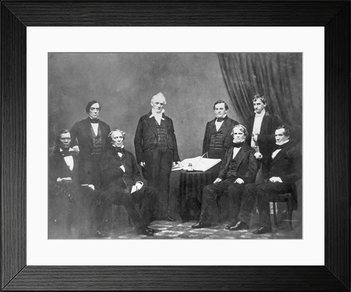 Framed Print : Cabinet Of President James Buchanan Framed Print : Cabinet Of President James Buchanan