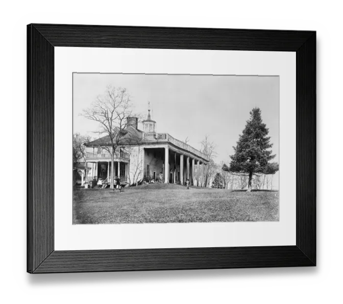 Framed Print : View of Home of George Washington Framed Print : View of Home of George Washington