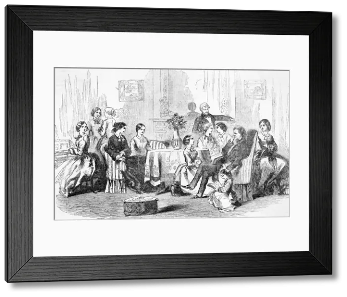 Framed Print : Brigham Young and His Wives Framed Print : Brigham Young and His Wives