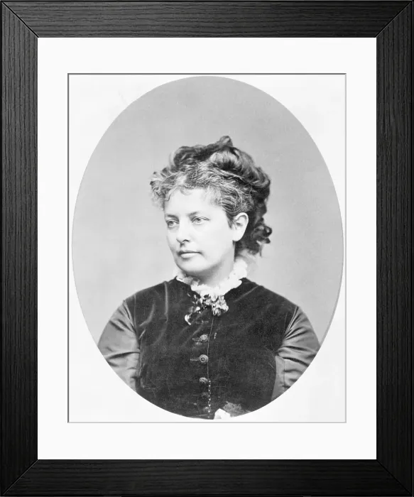Framed Print : Portrait of Novelist Mary Mapes Dodge Framed Print : Portrait of Novelist Mary Mapes Dodge