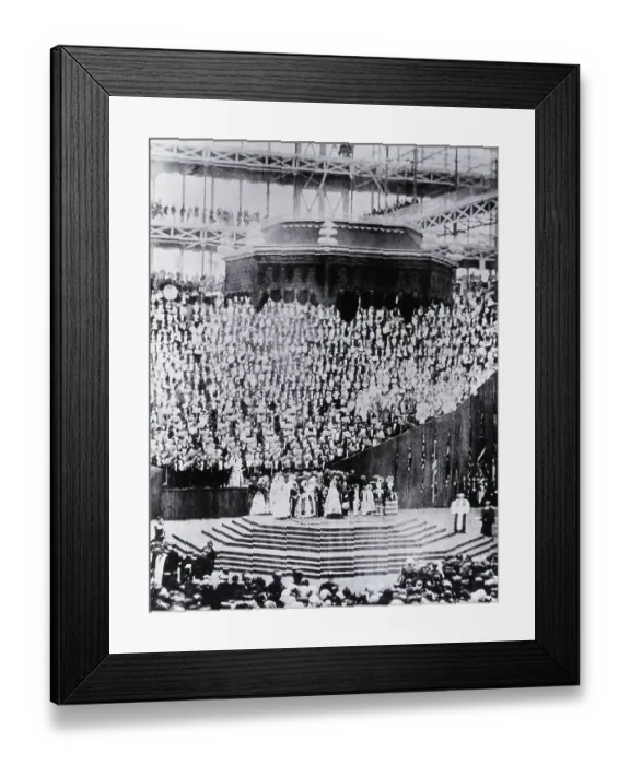 Framed Print : Queen Victoria At Crystal Palace Framed Print : Queen Victoria At Crystal Palace