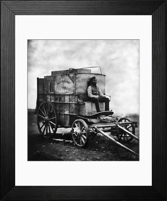 Framed Print : Roger Fenton's Photographic Van Framed Print : Roger Fenton's Photographic Van