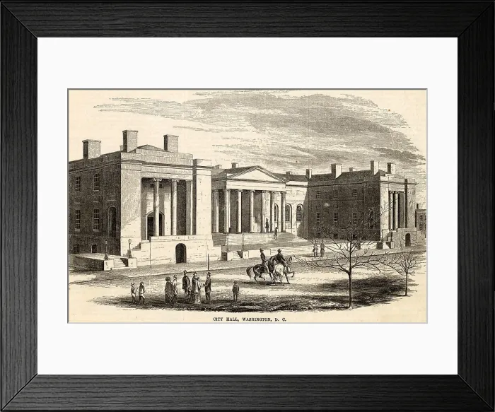 Framed Print : City Hall, Washington, DC
