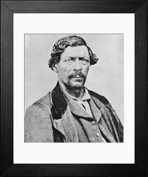 Framed Print : American Explorer Jim Beckwourth Framed Print : American Explorer Jim Beckwourth