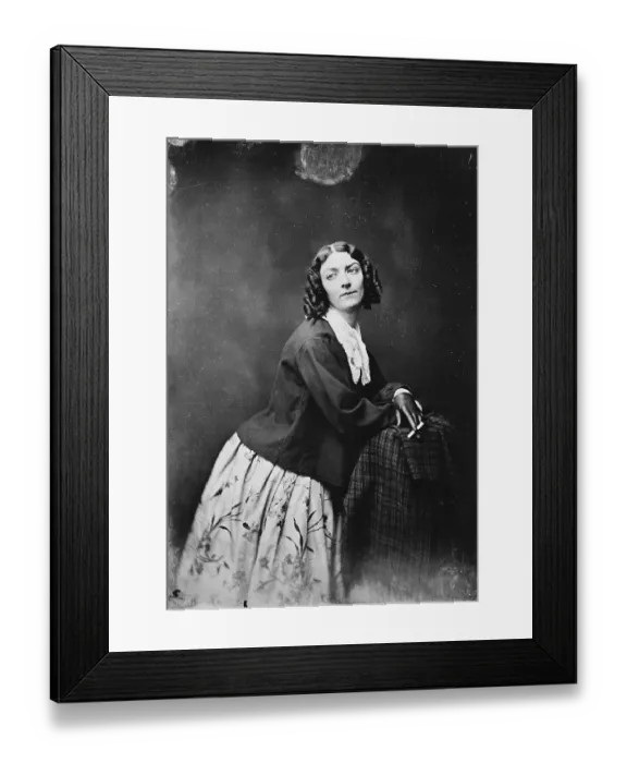 Framed Print : British Dancer Lola Montez in America