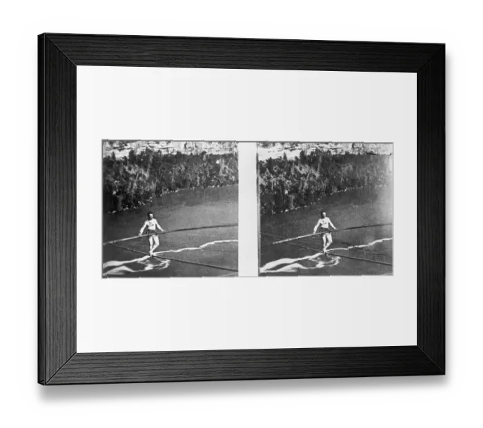 Framed Print : Charles Blondin Crossing Niagara Falls Framed Print : Charles Blondin Crossing Niagara Falls