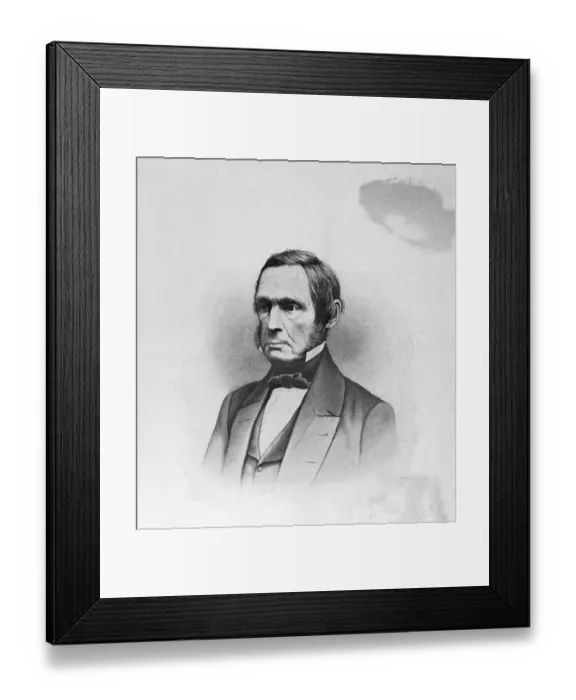 Framed Print : Portrait of Stephen H. Long Framed Print : Portrait of Stephen H. Long
