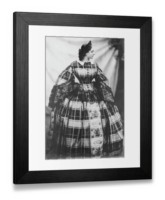 Framed Print : Portrait of Countess of Castiglione in Exquisite Fashion Framed Print : Portrait of Countess of Castiglione in Exquisite Fashion