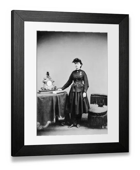 Framed Print : Physician and Women's Rights Advocate Mary Edwards Walker Framed Print : Physician and Women's Rights Advocate Mary Edwards Walker