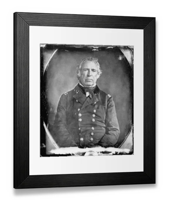 Framed Print : President Zachary Taylor in Uniform Framed Print : President Zachary Taylor in Uniform