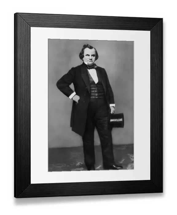 Framed Print : American Senator Stephen A. Douglas Framed Print : American Senator Stephen A. Douglas