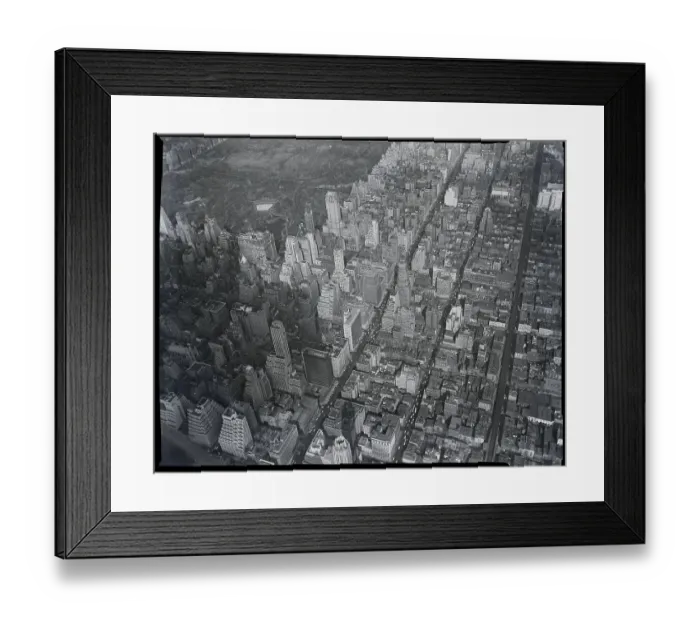 Framed Print : Aerial View of Manhattan Framed Print : Aerial View of Manhattan