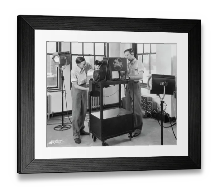 Framed Print : Students Of Coyne Electrical School Framed Print : Students Of Coyne Electrical School
