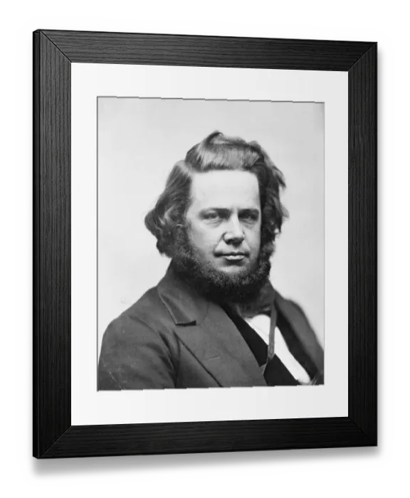 Framed Print : Inventor Elias Howe