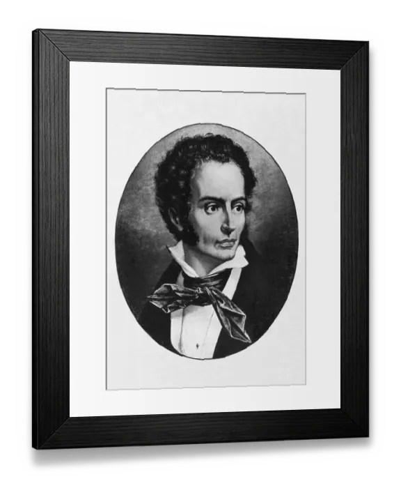 Framed Print : Rene Laennec Inventor Of Stethoscope