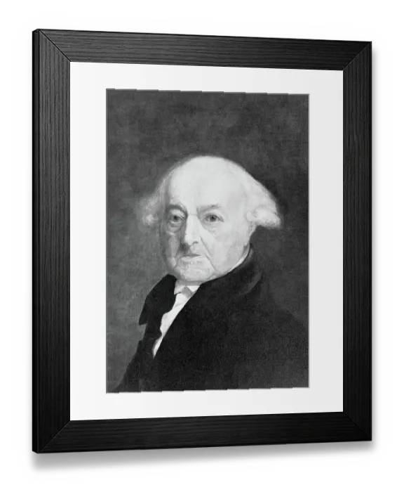 Framed Print : Painting of President John Adams Framed Print : Painting of President John Adams