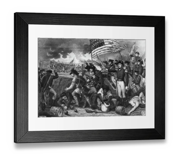 Framed Print : Andrew Jackson in Battle of New Orleans Framed Print : Andrew Jackson in Battle of New Orleans