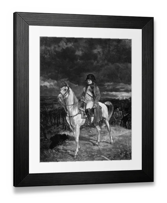 Framed Print : Napoleon Bonaparte on Horseback Framed Print : Napoleon Bonaparte on Horseback