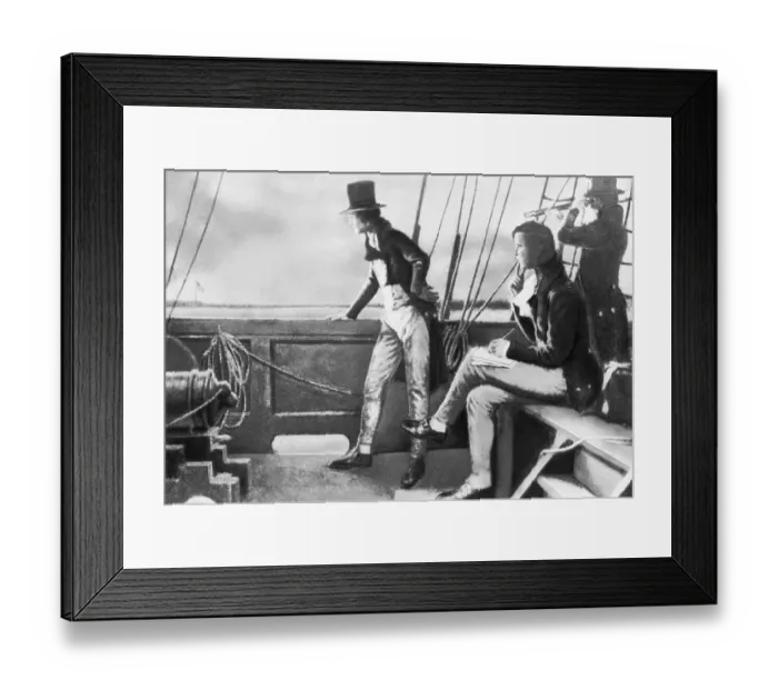 Framed Print : Francis Scott Key Composing The Star Spangled Banner Framed Print : Francis Scott Key Composing The Star Spangled Banner
