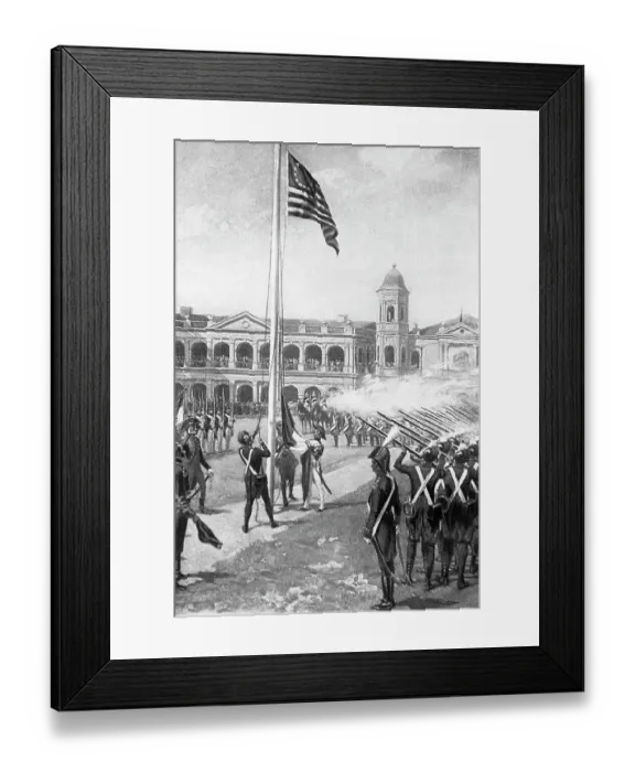 Framed Print : Louisiana Transfer Ceremony Framed Print : Louisiana Transfer Ceremony