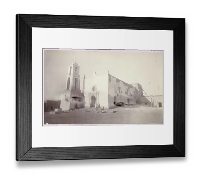 Framed Print : Exterior of Early Mexican Church Framed Print : Exterior of Early Mexican Church