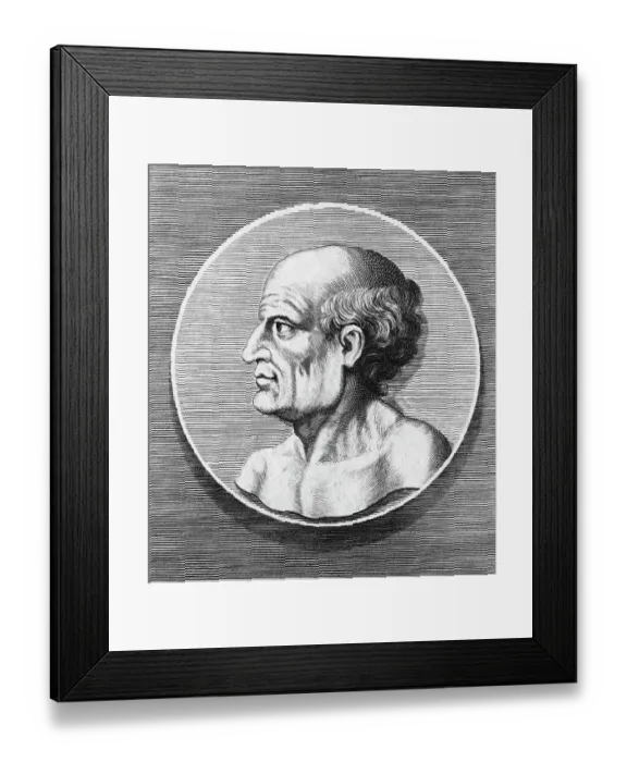 Framed Print : Portrait of Cato Marcus Porcius a Roman Political and General Framed Print : Portrait of Cato Marcus Porcius a Roman Political and General