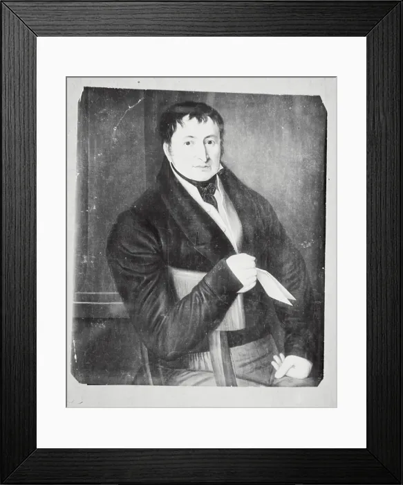 Framed Print : Sketch of Press Inventor Frederich Konig Framed Print : Sketch of Press Inventor Frederich Konig