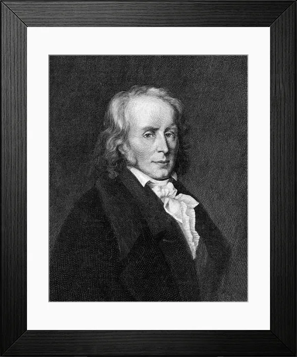 Framed Print : Painted Portrait of Benjamin Constant Framed Print : Painted Portrait of Benjamin Constant