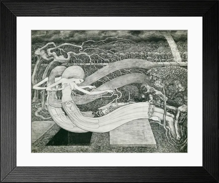 Framed Print : O Grave where is thy Victory by Jan Toorop Framed Print : O Grave where is thy Victory by Jan Toorop