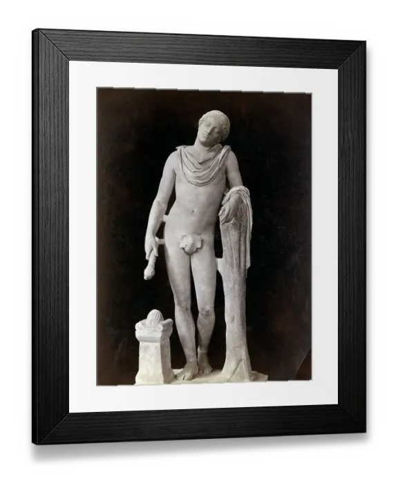 Framed Print : Roman Statue Representing Sleep Framed Print : Roman Statue Representing Sleep