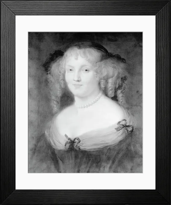 Framed Print : Portrait of French Authoress Marquise de Sevigne Framed Print : Portrait of French Authoress Marquise de Sevigne