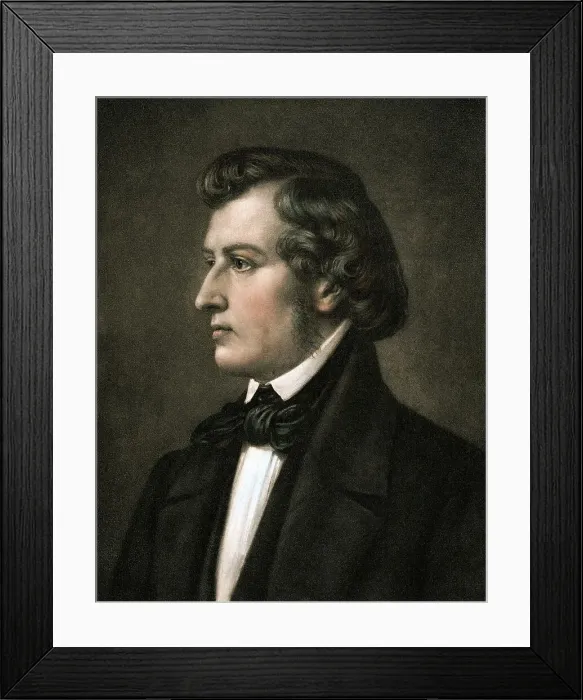 Framed Print : Profile of the Polish Born French Music Composer Chopin Framed Print : Profile of the Polish Born French Music Composer Chopin