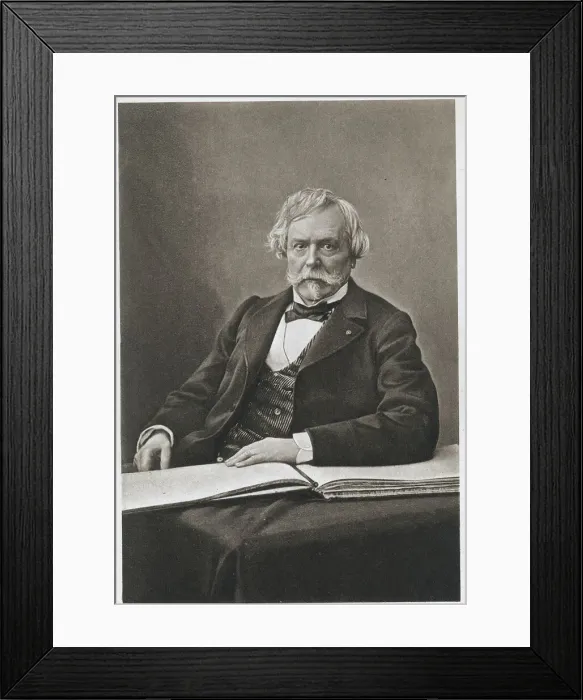 Framed Print : Portrait of Edmond de Goncourt Framed Print : Portrait of Edmond de Goncourt