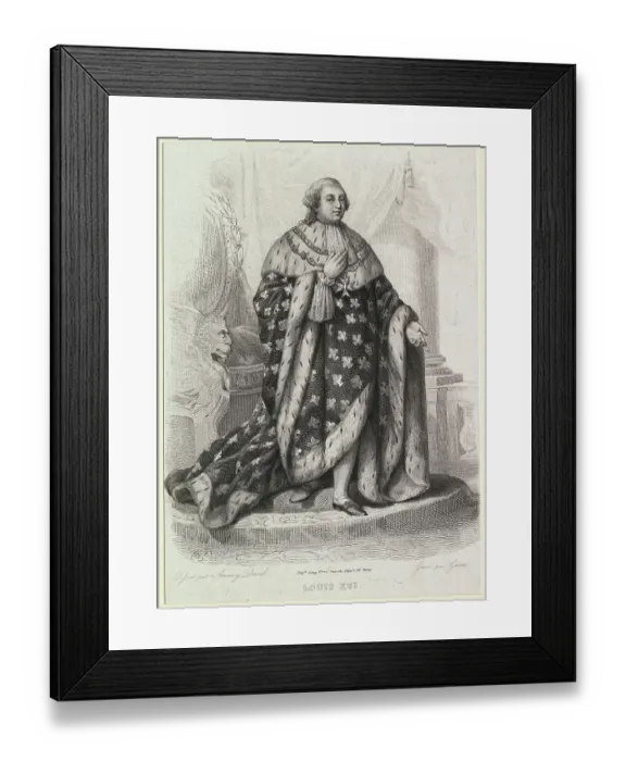 Framed Print : Louis XVI in His Royal Countenance Framed Print : Louis XVI in His Royal Countenance