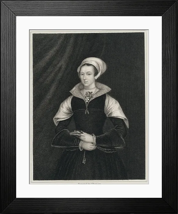 Framed Print : Portrait of Short Lived Queen Lady Jane Grey Framed Print : Portrait of Short Lived Queen Lady Jane Grey